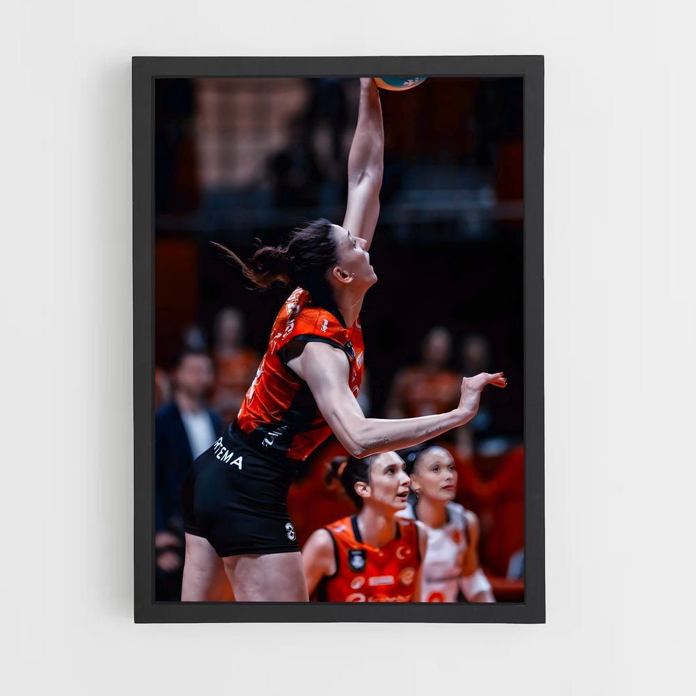 Poster Énergie de Tijana – affiche Volleyball (vue 2)